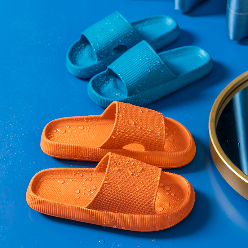 for Women Summer Indoor Slides Anti-slip Platform Wedges Sandals Woman Beach Shoes Home Bathroom NEW hot Men Slippers