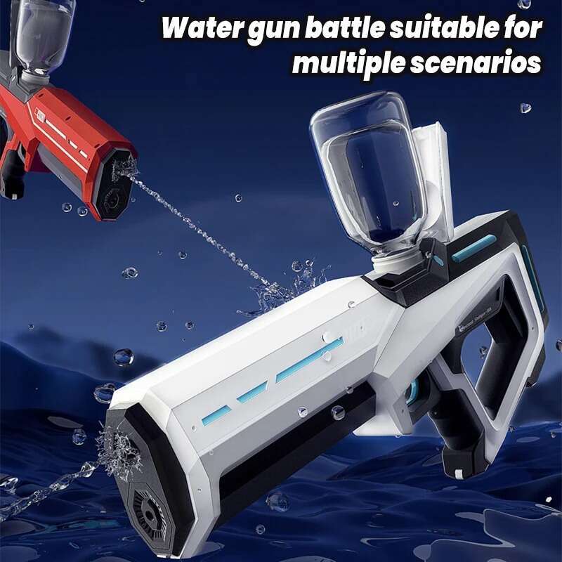 New Electric Continuous Gun Splashing Festival Automatic Water Absorption High Pressure Strong Pulse Children's Toy