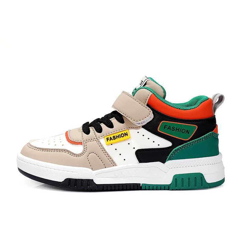 Design Children Sneaker Boys Shoes Skateboard Kids Casual Shoes Autumn Sports Tennis High Top Sneaker for Boy M240903