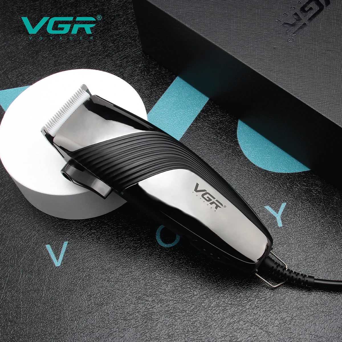 VGR Hair Clipper Professional Hair Cutting Machine Electric Hair Trimmer Household Haircut Machine Wired Clipper for Men V-121 W241227
