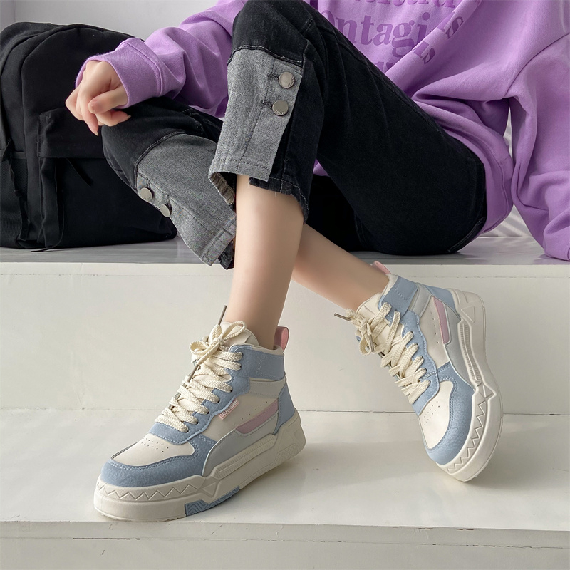 Canvas Fashion Breathable Street Male Brand Lace-up Sneakers High Top Women Causal Shoes c4d9