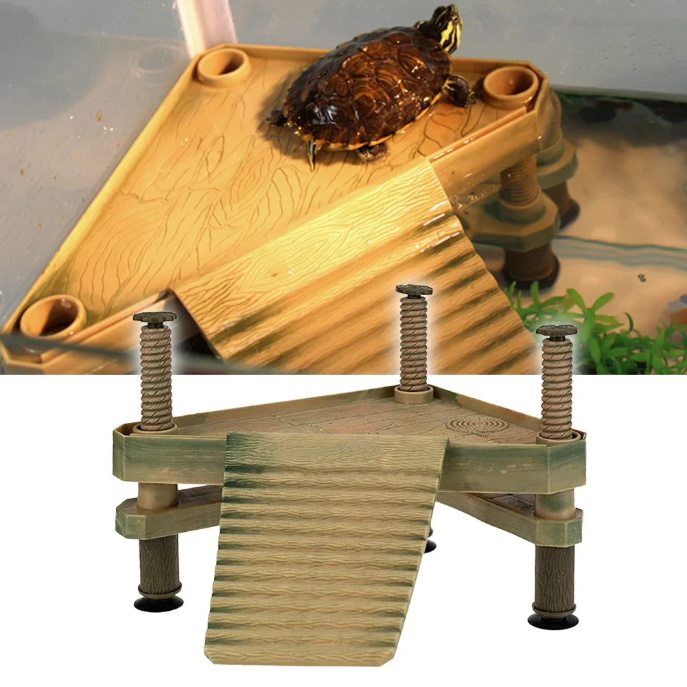 Turtle Climbing Basking Platform Reptile Ramp Platform Turtle Tank Resting Terrace Feeding Climbing Platform Tank Accessories