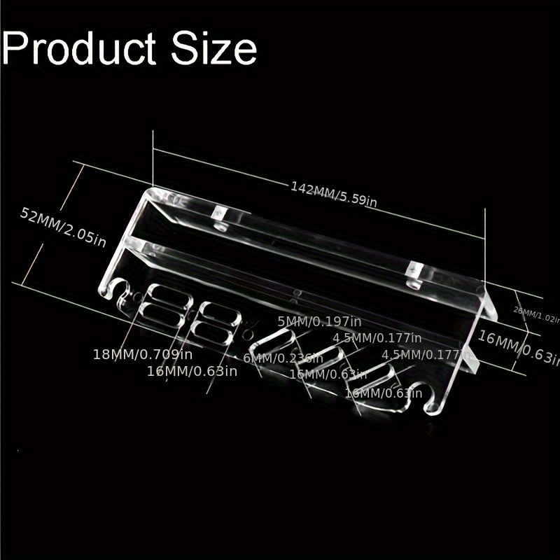 1pc Aquarium Plant Tools Storage Rack, Holder For Tweezer Scraper Scissor, Fish Tank Water Grass Cleaning Tool Holder