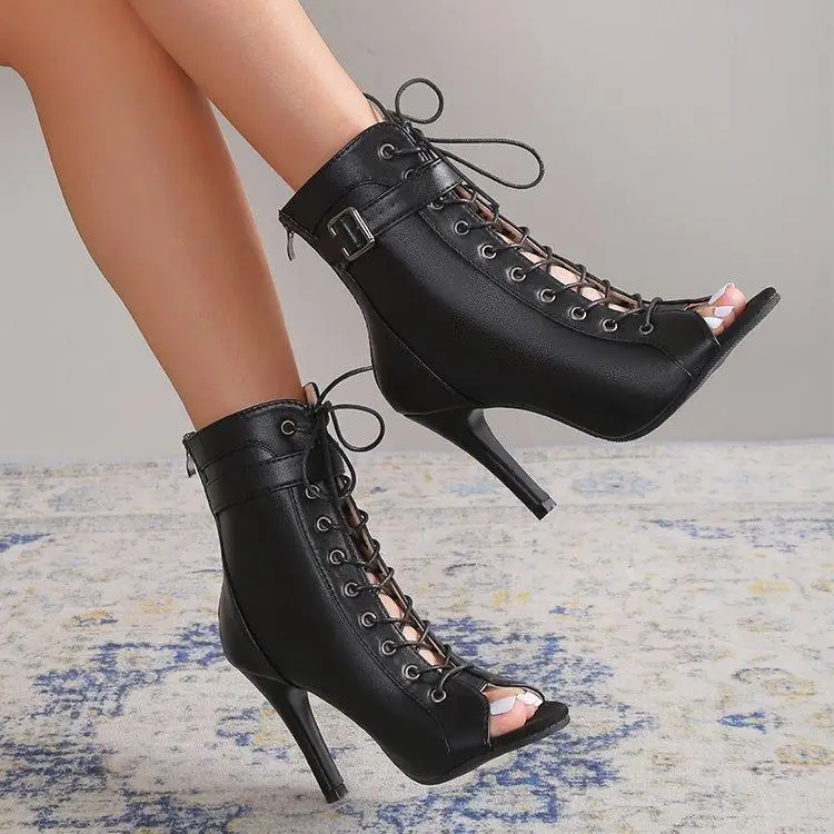 2025 NEW Party Brand Boots Women s Fashion Sexy Stilettos High Heels Footwear Spring Summer Strapping Sandals Shoes Ballroom ae