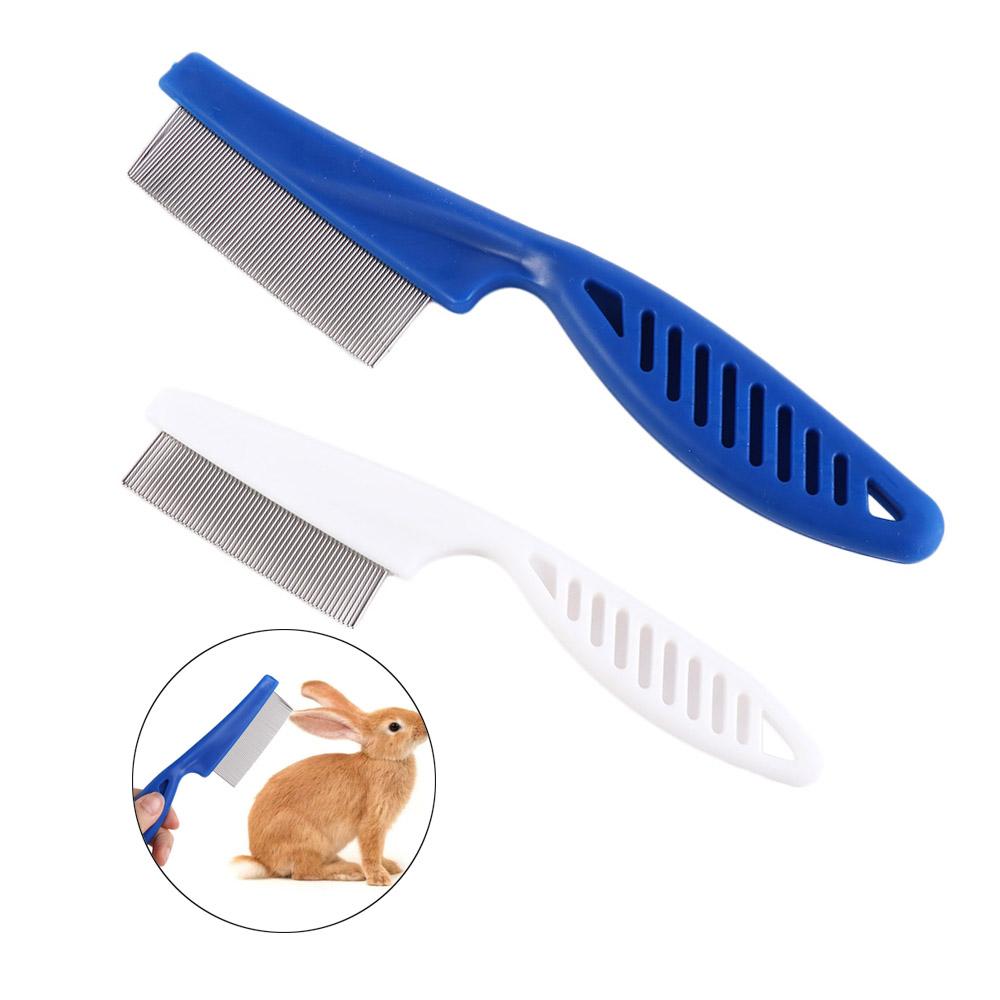 1Pc Dog Grooming Brush Small Pet Hair Remover Flea Comb Shampoo Bath Brush For Dog Cat Hamster Guinea Pig Rabbit Accessories