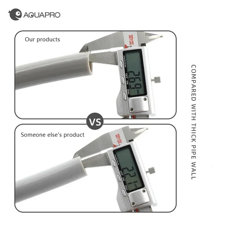 AQUAPRO 3m PVC Water Pipe Aquarium Water Exchange Soft Pipe Corrosion Resistant Fish Tank Water Pump Filter Bucket Pipe
