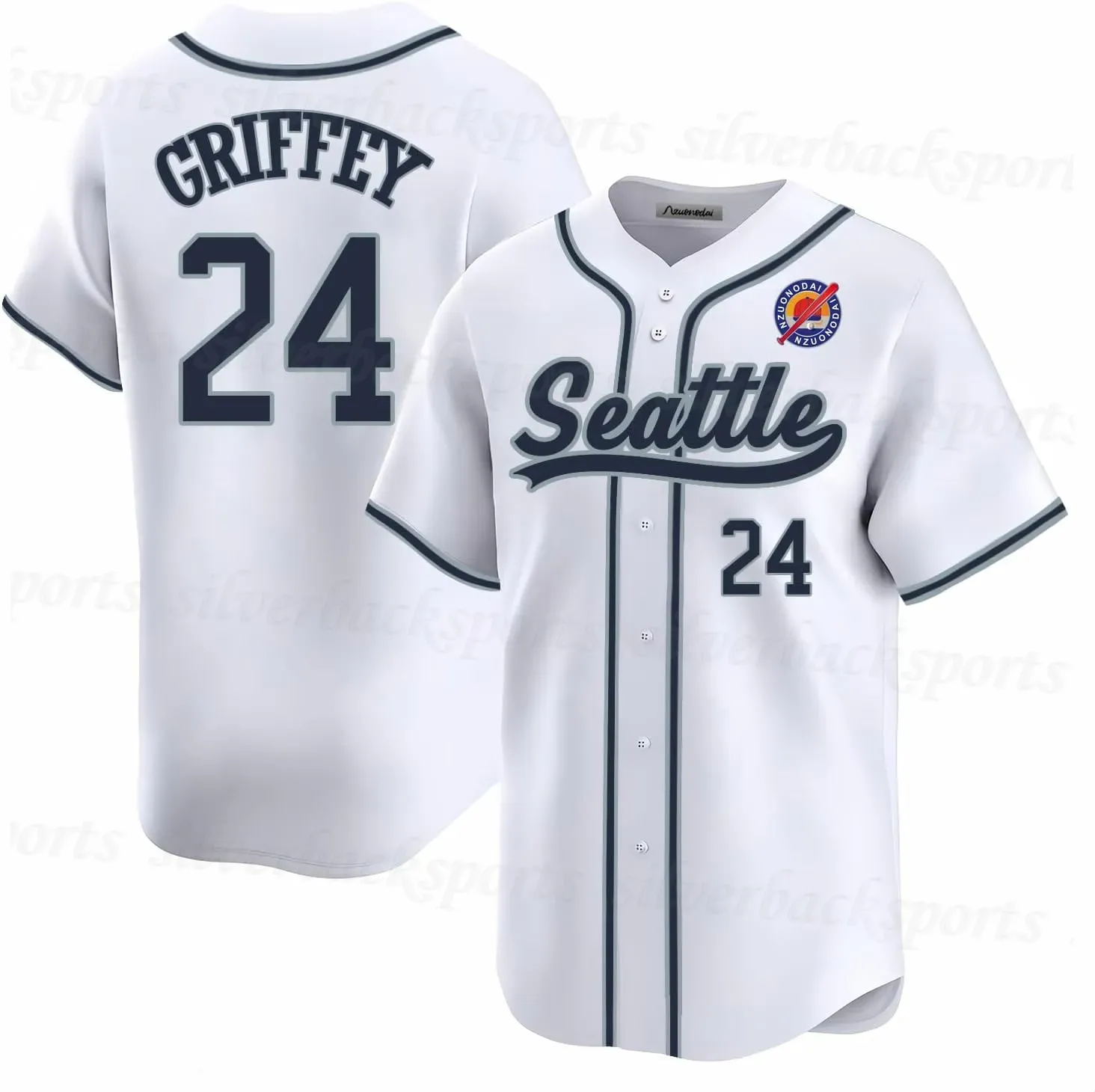 Mens/Youth Seattle ed 13 Abraham 10 Jarred 22 Luis 24 Ken 17 Mitch Custom Baseball Jerseys This baseball uniform is a quick-drying custom-made sportsw