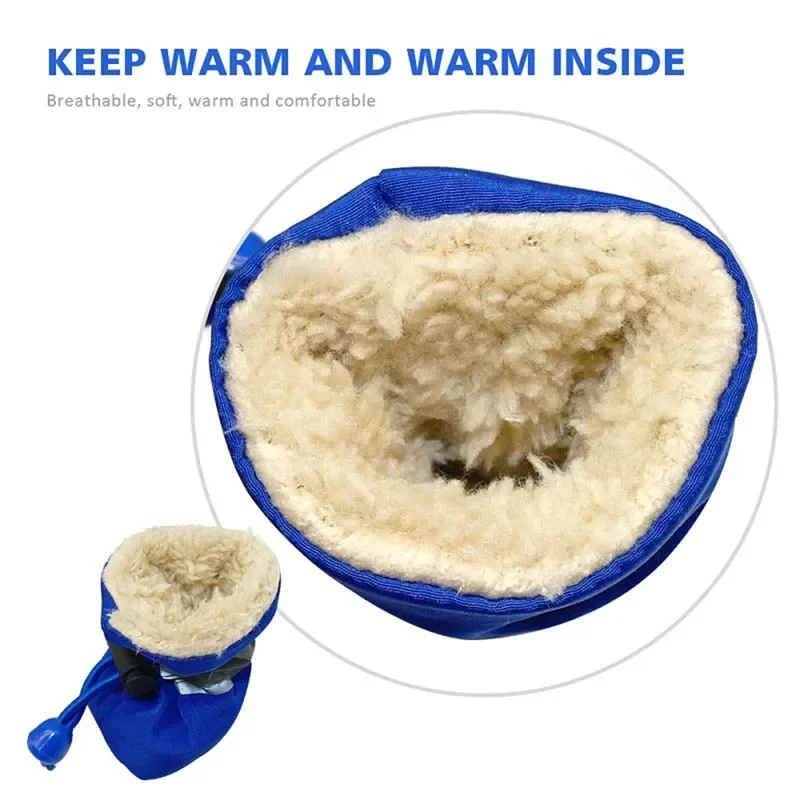 Antiskid Puppy Shoes Pet Protection Soft-soled Pet Shoes Winter Waterproof Prewalkers Soft Supplies Pet Paw Care Supplies