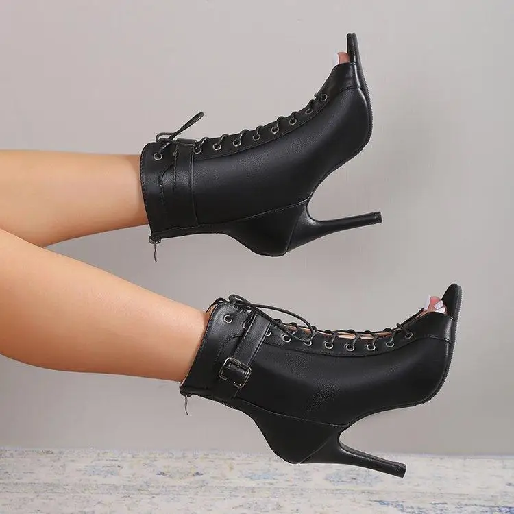 2025 NEW Party Brand Boots Women s Fashion Sexy Stilettos High Heels Footwear Spring Summer Strapping Sandals Shoes Ballroom ae