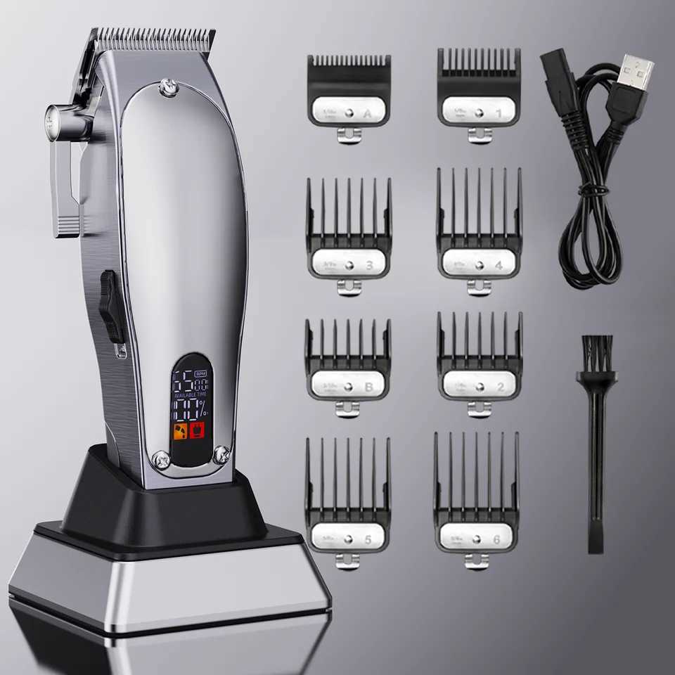 KIKIDO Original Design Metal Hair Clipper Electric Hair Clipper Mens Professional Cordless Hair Clipper W240824