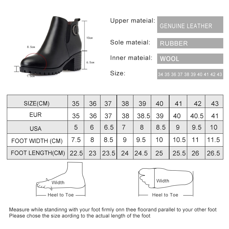 2024 AIYUQI Platform Heels Genuine Leather Big Size 41 42 43 Snow Trend Women Shoes Winte Mar Boots d8c4