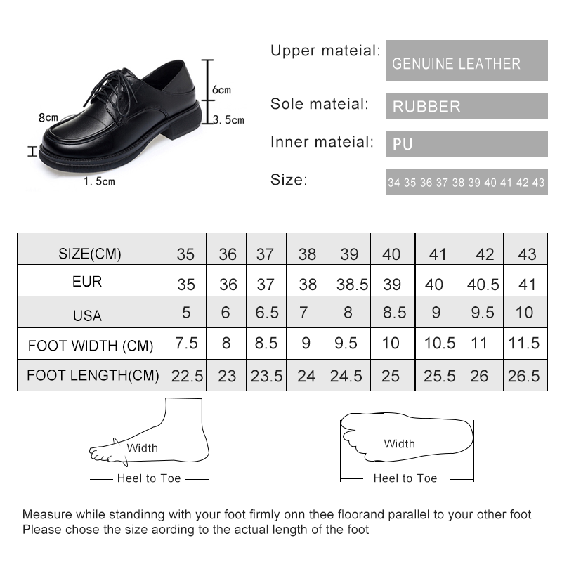 2025 NEW Loafers AIYUQI Spring New Genuine Leather Fashion Women Large Size Lace Up Mid Heel Work Shoes Ladies d