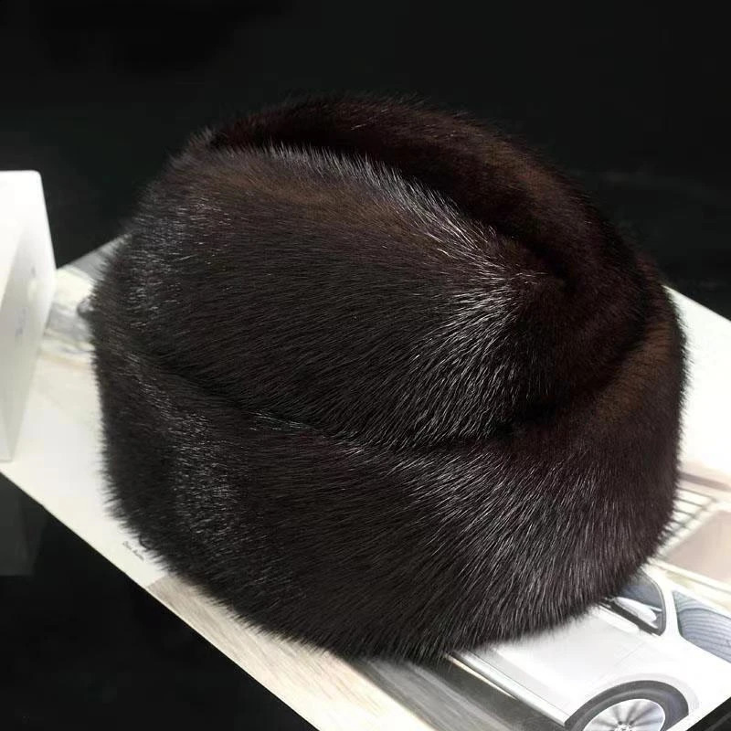 Mens beret free delivery cotton retro Boina hat accessories Beanies wool autumn winter warm fashion fur lining 240829
