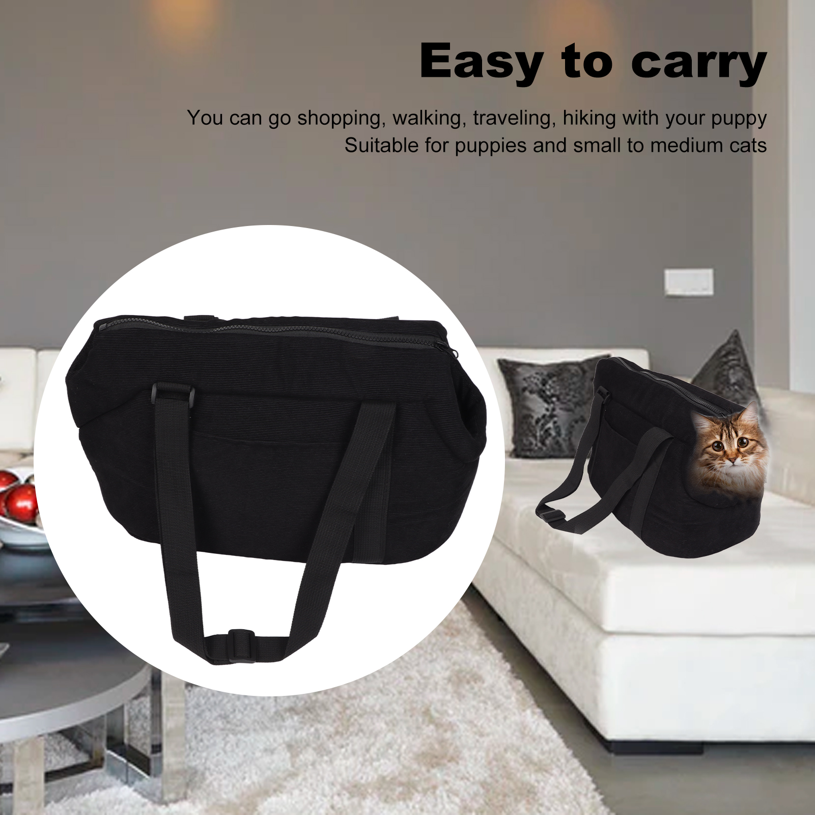 Pet Carriers Bag Portable Breathable Foldable Bag Cat Dog Carrier Bags Outgoing Outdoor Travel Pets Cats Handbag