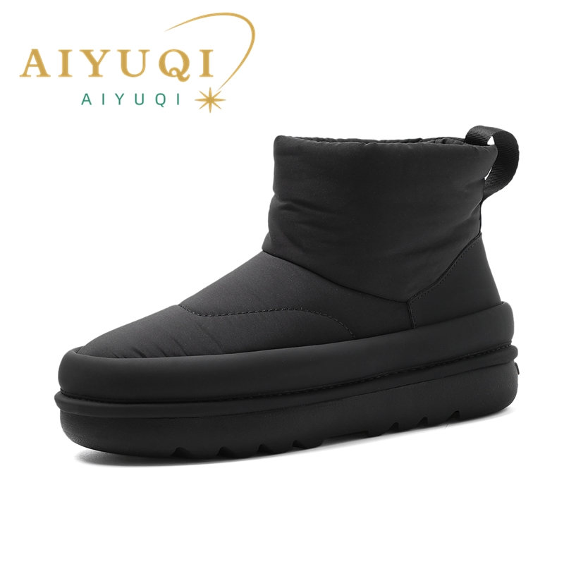 AIYUQI Snow Boots For Women 2024 New Fur Warm Women Booties Platform Fashion Women's Winter Shoes