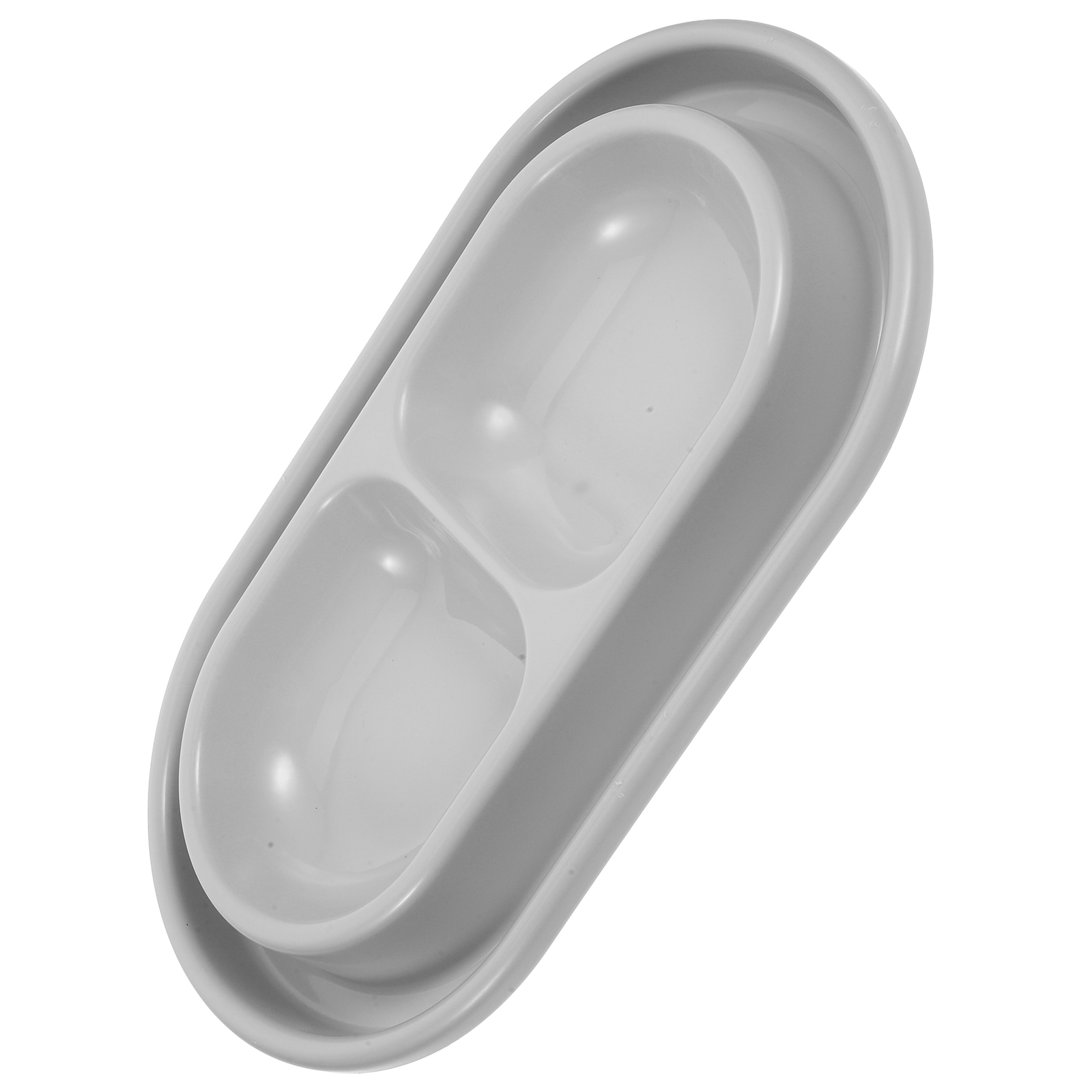 Cat Dishes Anti-Ant Bowl for Pets Puppy Bowls Outdoor Feeder Drinking Fountain Grey