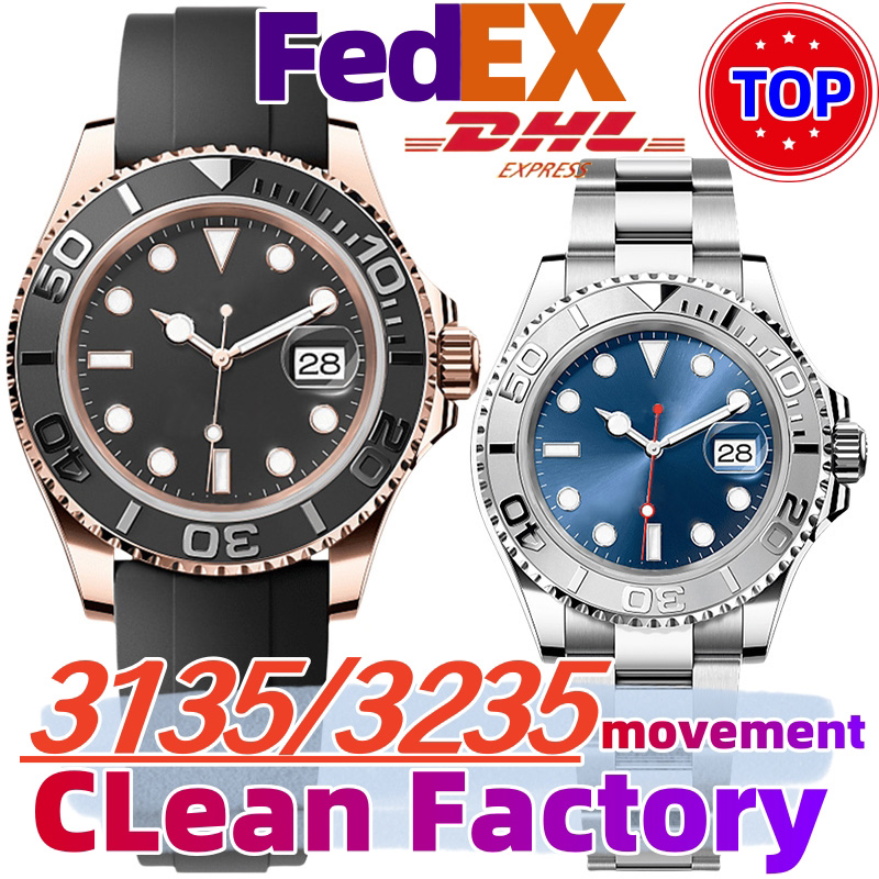 Watches Men Designer Watch High Quality Montre top CLean factory Automatic Mechanical Luxury Watches 3135/3235 Movement Sapphire Waterproof With box and Document