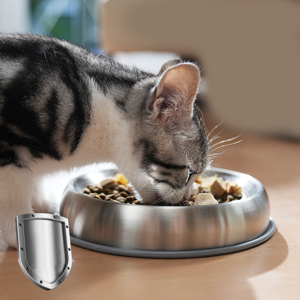 Dog Bowl Stainless Steel Dog Food Water Bowl With Anti-slip Silicone Mat Anti Overthrow Pet Grain Basin For Dogs Cat Puppy