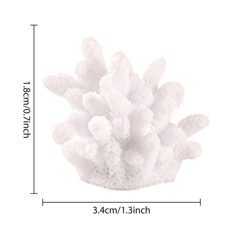 Small Coral Fish Tank Decor Tiny Sea Coral Artificial Decor Aquarium Decor For Fish Tank Aquarium Animal Terrarium And Family