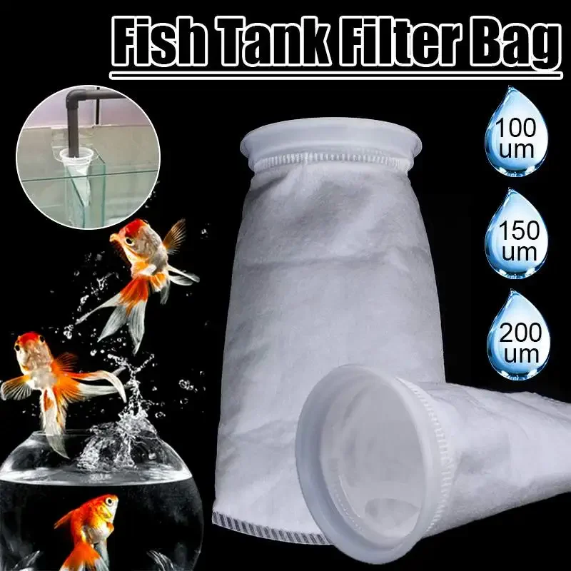 150/200 Filter Sock Fish Aquarium Marine Sump Felt Pre Filter Sock Bag High Density Of Interspace