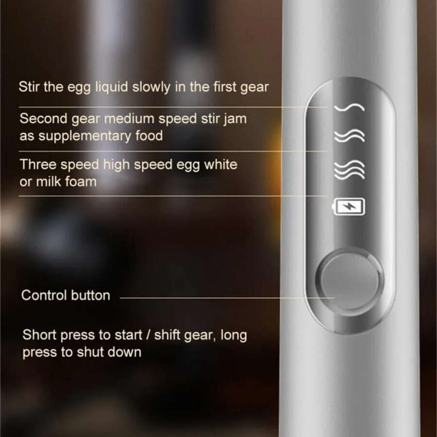 Electric E 2 In 1 Beater Whik Coffee Mixer USB Rechargeable Double Head Milk Frother Baking Stirrer Kitchen Tool Gadget