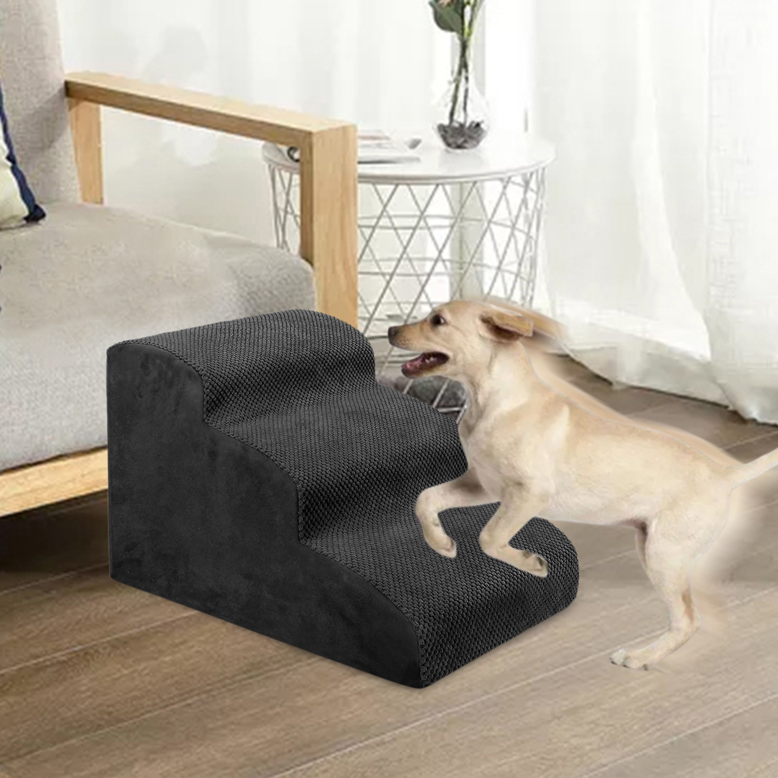 Pet Ladder Anti Slip Pet Supplies Platform Climbing Bunny Dog Stairs Steps Cat Ramp for Indoor Cats Playing Kitty Trucks