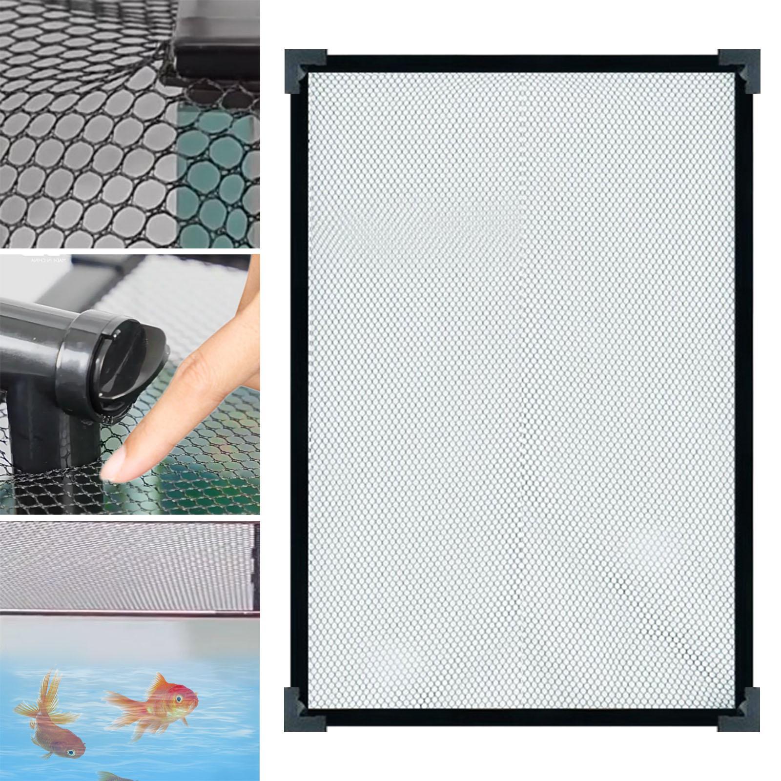 Aquarium Anti Jumping Net Cover Magnetic Anti Jumping DIY Fish Tank Lid Aquarium Mesh Top DIY Kits Easy to Use Multifunction
