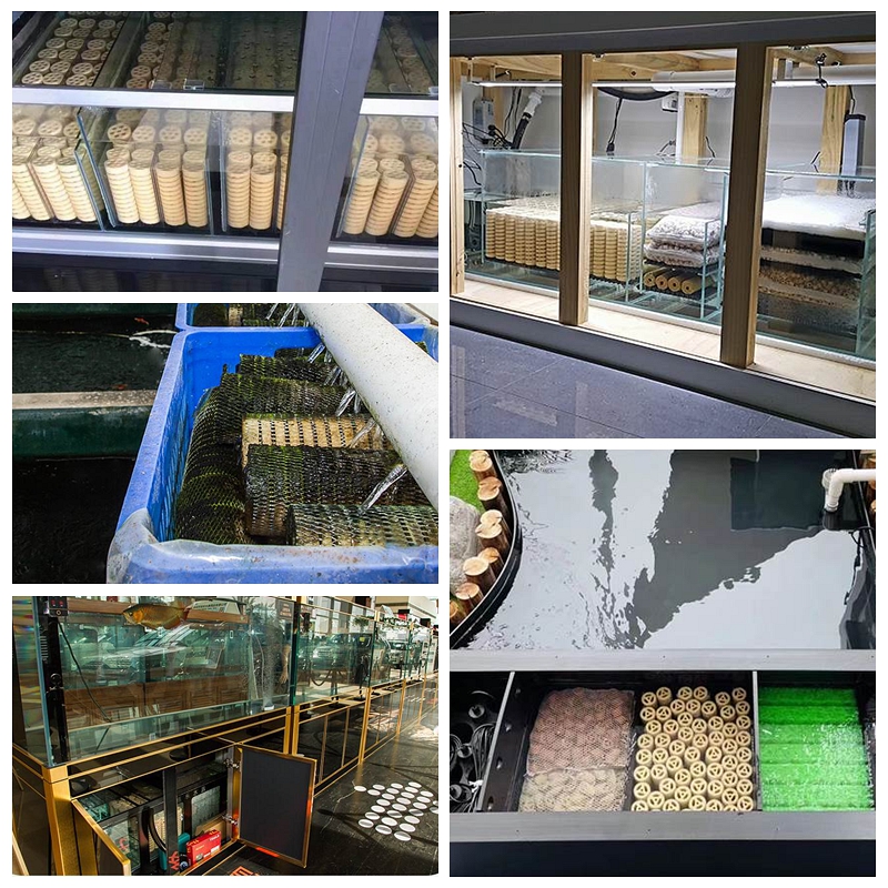 Aquarium Fish Tank Filter Media Bacteria House Bio Nano Porous Ceramic Rings Bio Ball For Aquarium Sump Canister Filter Koi Pond