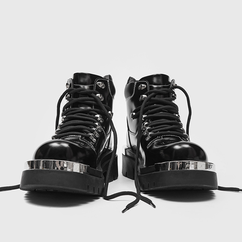 Men's New Fashion women metal Winter Comfortable Ankle Boot Men Snow Boots Casual Mens Shoes Non-Slip Male Footwear 36-44 2eea s s
