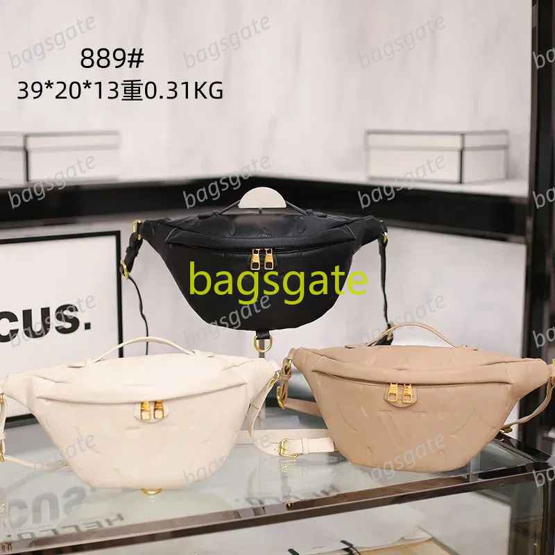 2024 Embossed Letter Designer Bum Bag for Man Crossbody Belt Bags Women Luxury Designer Flower Chest Bumbag Fann Pack V Purse Cross Body Bumbags