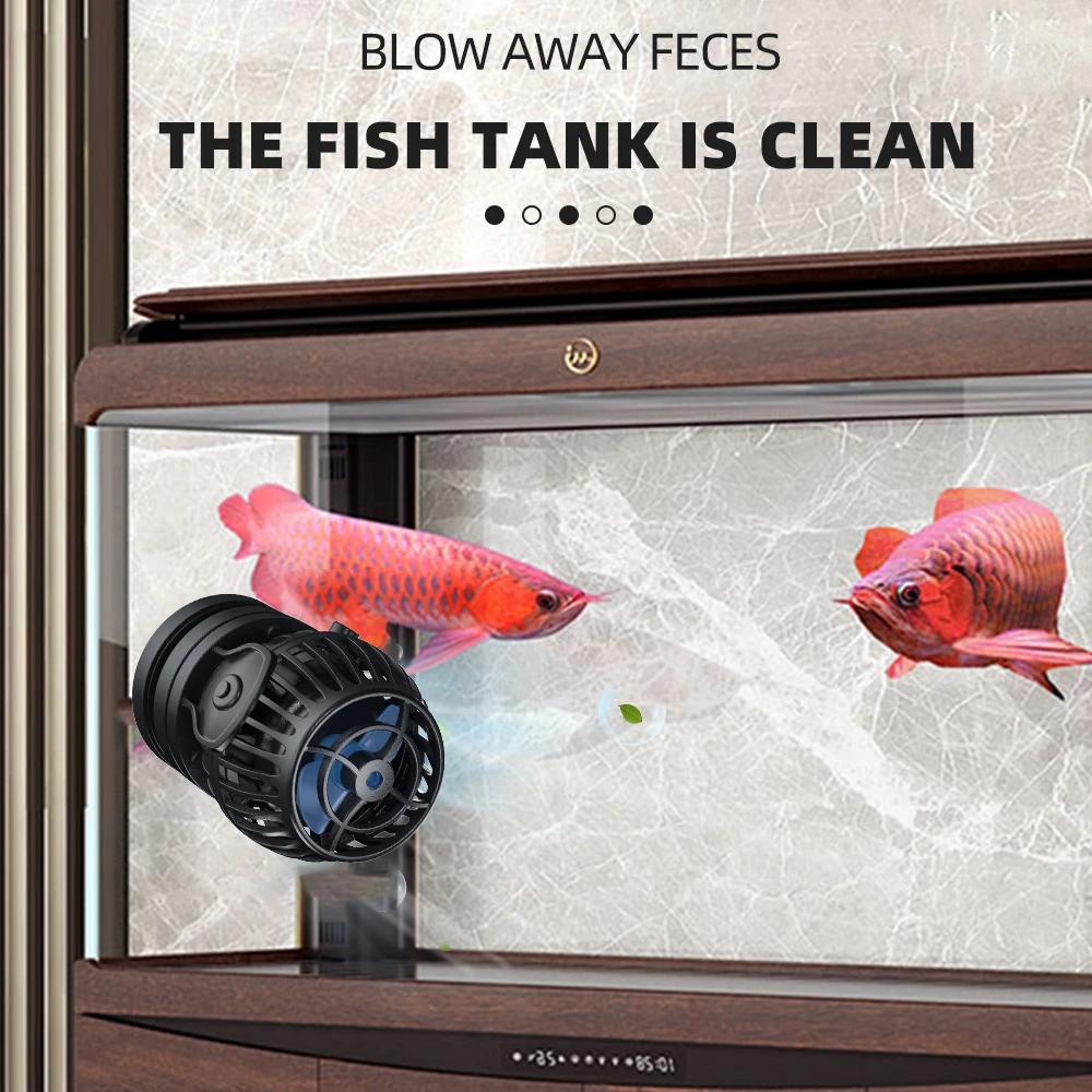 Jebao SOW-3N Series Wave Pump Aquarium Water Pump Filter 12V 2-6W Fish Tank Accessories Ultra Quiet Operation Fish Water Pump