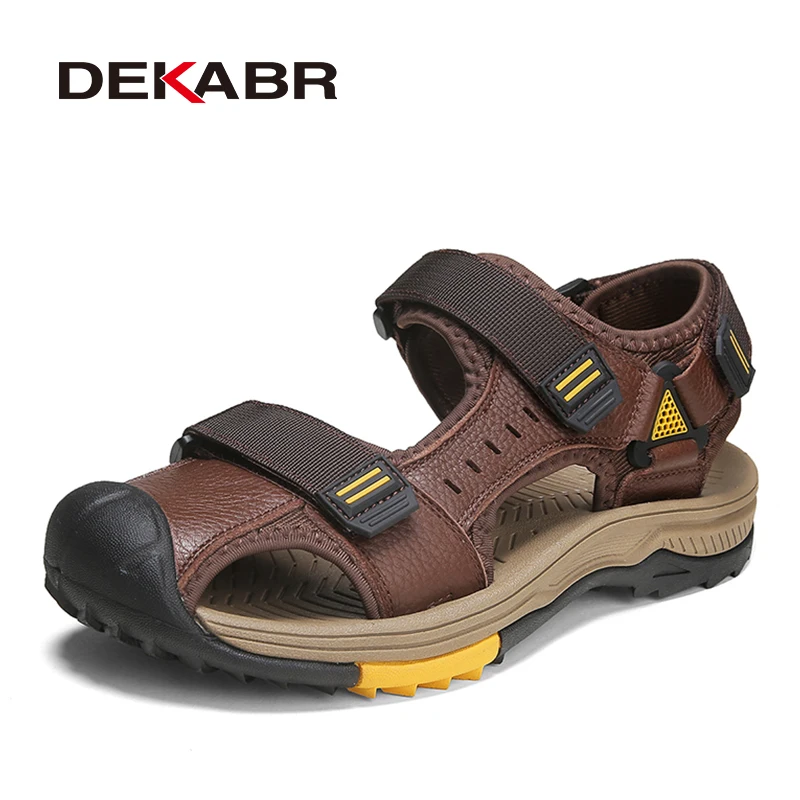 DEKABR Casual Men Summer New Large Size Soft New Men's Outdoor Lightweight Beach Sandals Fashion Mens Shoes b943
