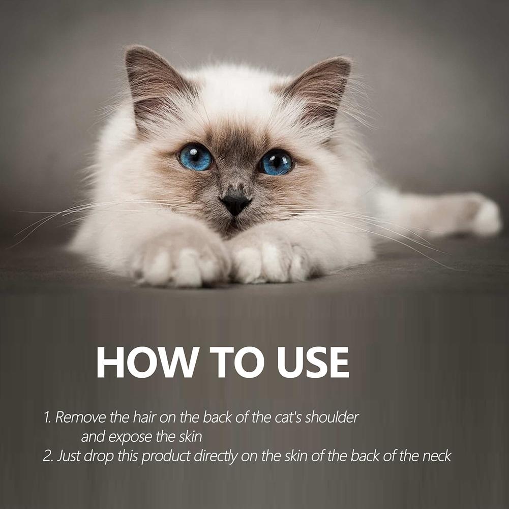 Flea Killer Drops Anti Fleas Cats Ticks Lice Mite Removal Relieve Itching Dogs Ringworm Treatment Pet Removal Drops