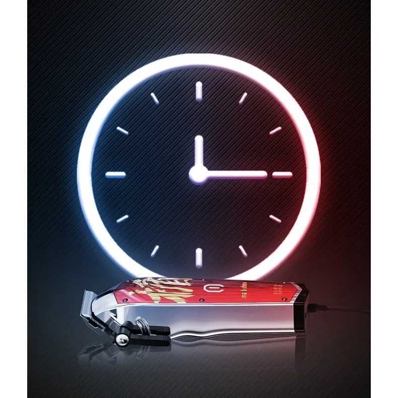 Madeshow M-10 New Design Ceramic Blade Wireless Charging Adjustable High Power Hair Clipper Professional Hair Clipper W240824
