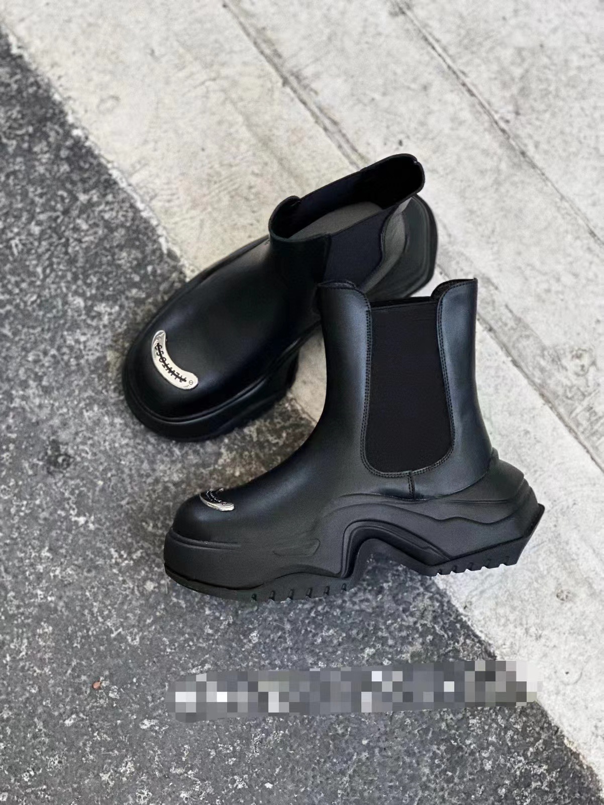 New Designer 2023 Platform Shoes Women Round Toe Spring Autumn Fashion Ankle Female Botines De Mujer Boots b5f1