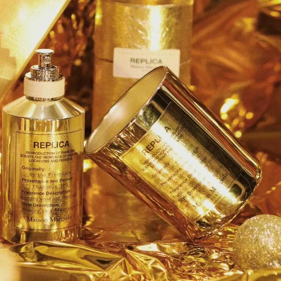 Limited Christmas Aromatherapy Candle, Gold Package 'Lazy Sunday Morning', Home Comfort Perfume (W240813) dh5727163