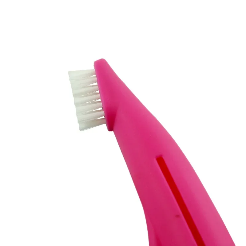 1Pcs Pet Finger Toothbrush Teddy Dog Brush Bad Breath Tartar Teeth Tool Dog Cat Cleaning Supplies 2 Colors Dog Toothbrushes