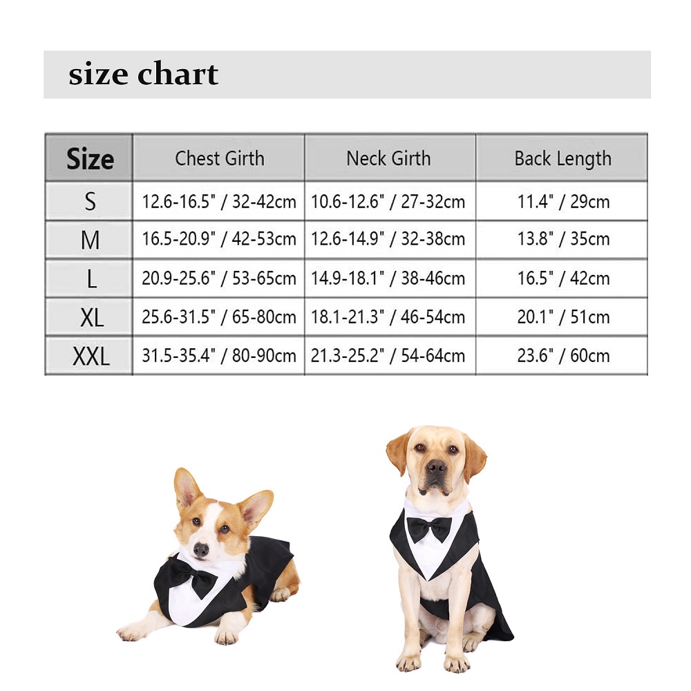 Dog's Formal Wedding Black Shirt Tailcoats for Medium Large Dogs Fashion Suit for Party Cosplay Golden Retriever Bulldog Samoyed