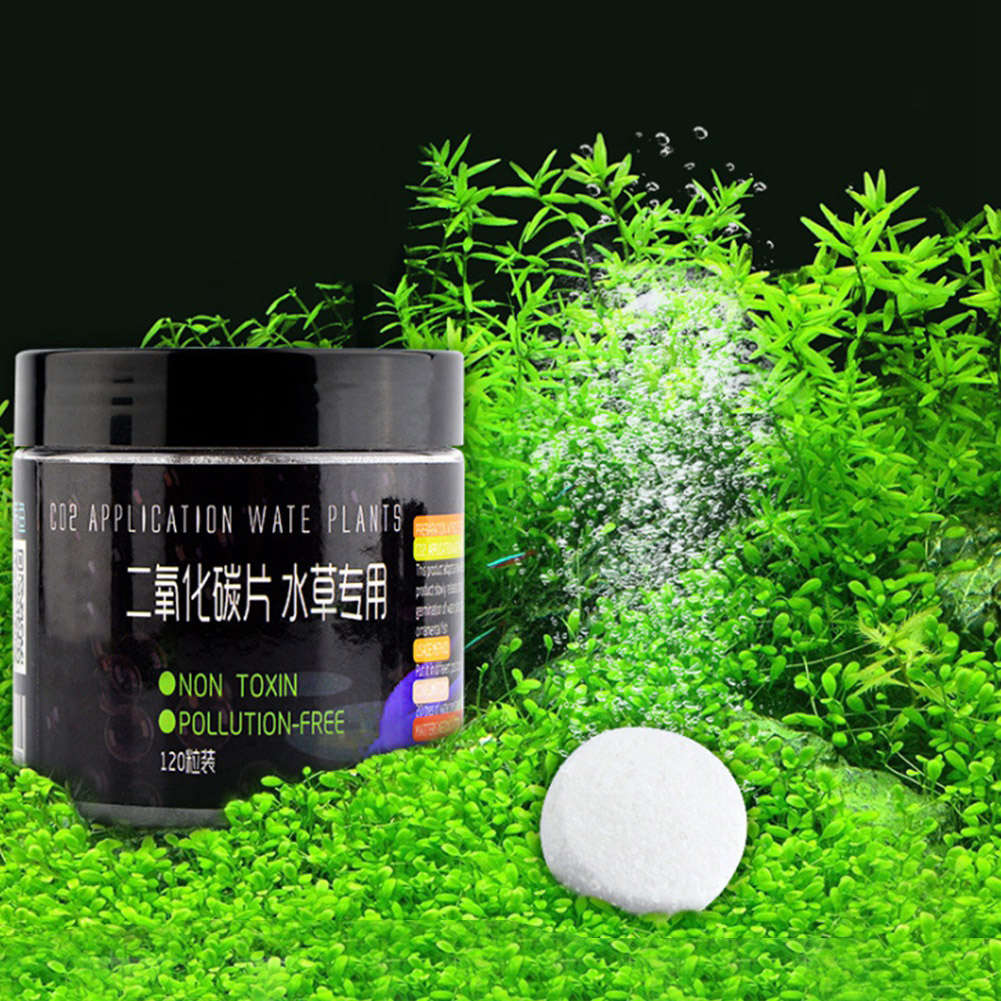CO2 Tablet CO2 Tablet Carbon Dioxide Diffuser for Water Plant Grass Fish Aquarium Water Plant Carbon Dioxide Diffuser