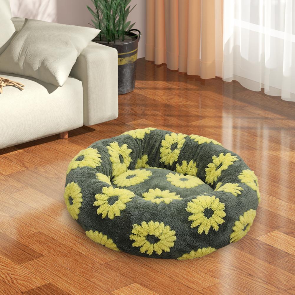 Soft Cozy Cat Bed Pet Nest for Cats Plush Round Donut Cat Nest Dog Cushion Bed Set Cozy Pet Bed for Small Dogs Cats for Cats - view 4