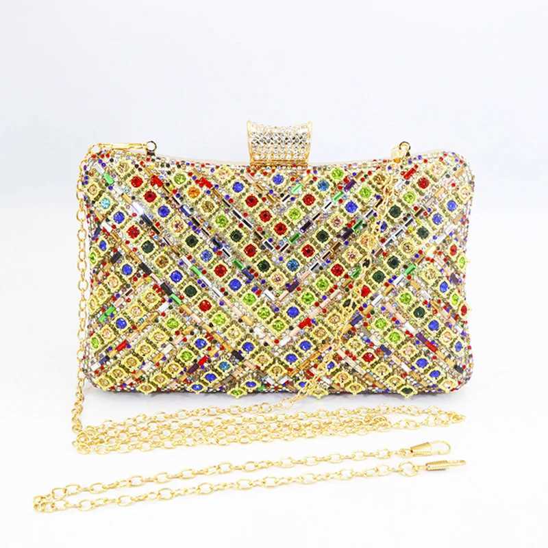 CMM Women Rhinestones Clutch Bag Ladies Fashion Diamonds Evening Bags Chain Shoulder Handbags Party Wedding Day Purse 240903