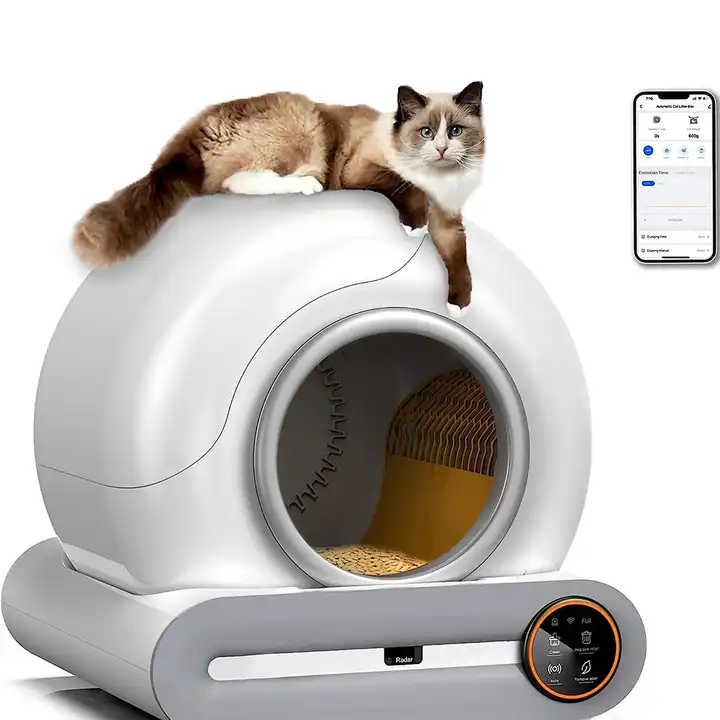 Automatic cat litter box cat litter box & accessories tonepie smart automatic cat toilet