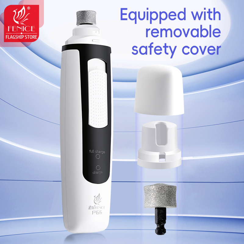Fenice Painless USB Charging Dog Nail Grinders Rechargeable Pet Nail Clippers Quiet Electric Dog Cat Paws Nail Grooming Trimmer