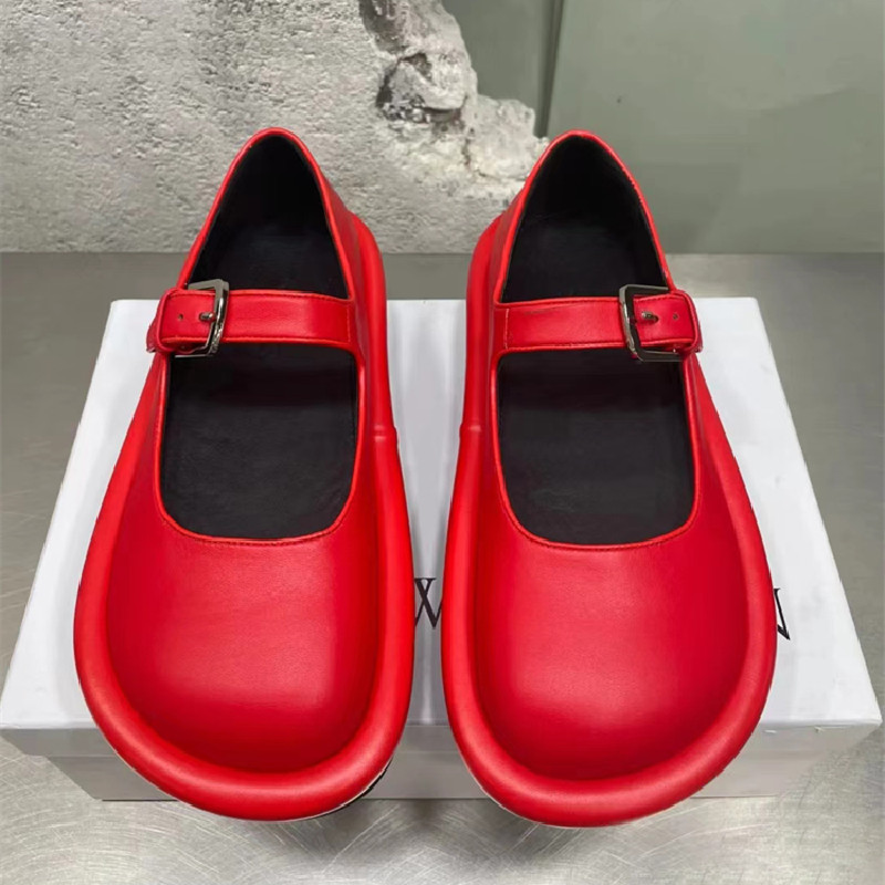 2025 new Jane Mary Platform 9acbd New Women's Women Thick Heels Trendy Street Lolita Shoes Round Toe Ankle Strap Pumps