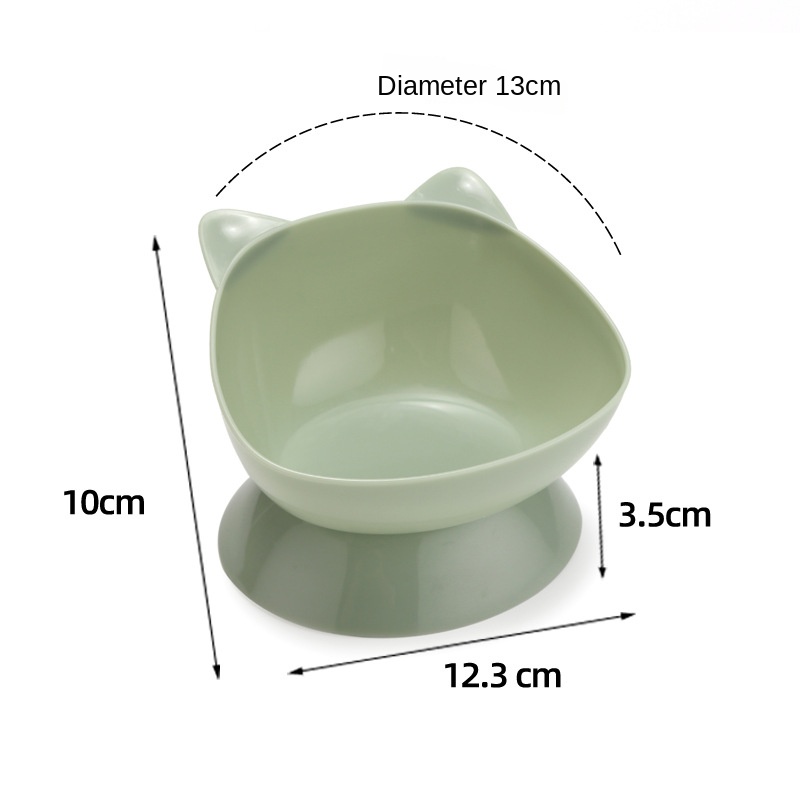 Pet Food Bowl Tilted High Bottom Neck Protection, Anti Suffocation, Dog and Cat Water Bowl, Anti Dumping, Dog Feeding Supplies