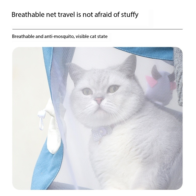 Pet Outing Bag Portable Cat Bag Cartoon breathable shoulder bag Small dog outcrop kitten puppy fashion