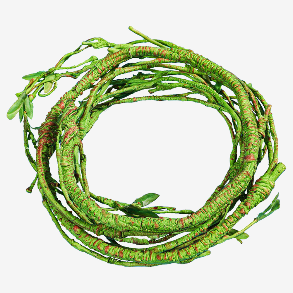 Plastic Reptile Plants Bendable Jungle Climbing Vine Terrarium Branch Flexible Hanging Habitat Decor for Lizard Gecko Tank Decor