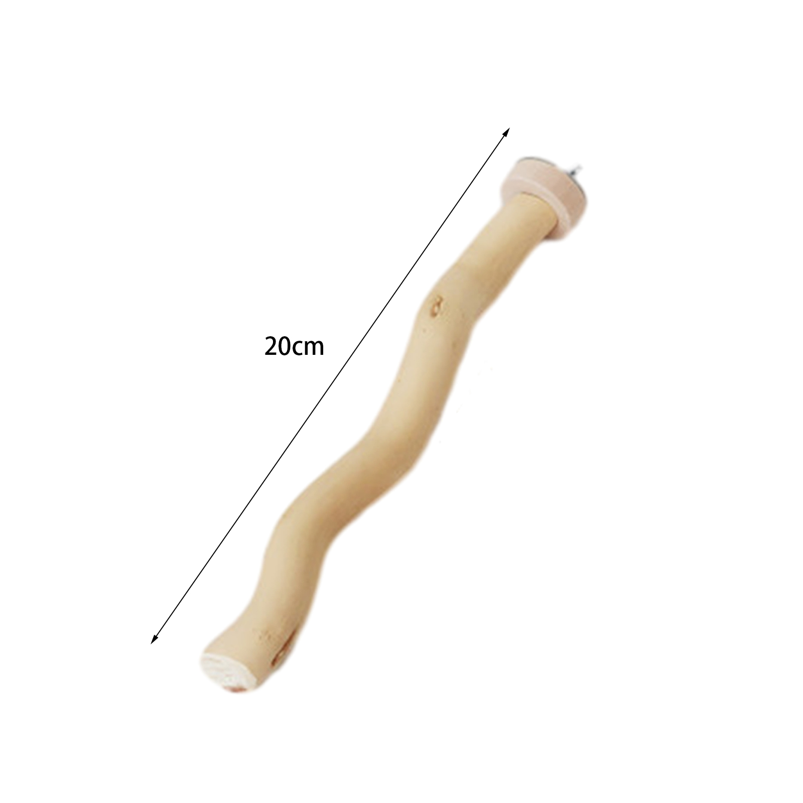 Bird Perch Stand Wooden Bird Cage Perch Parakeet Chewing Stick Grapevine Parrots Paw Stand Perch Toy for Budgies