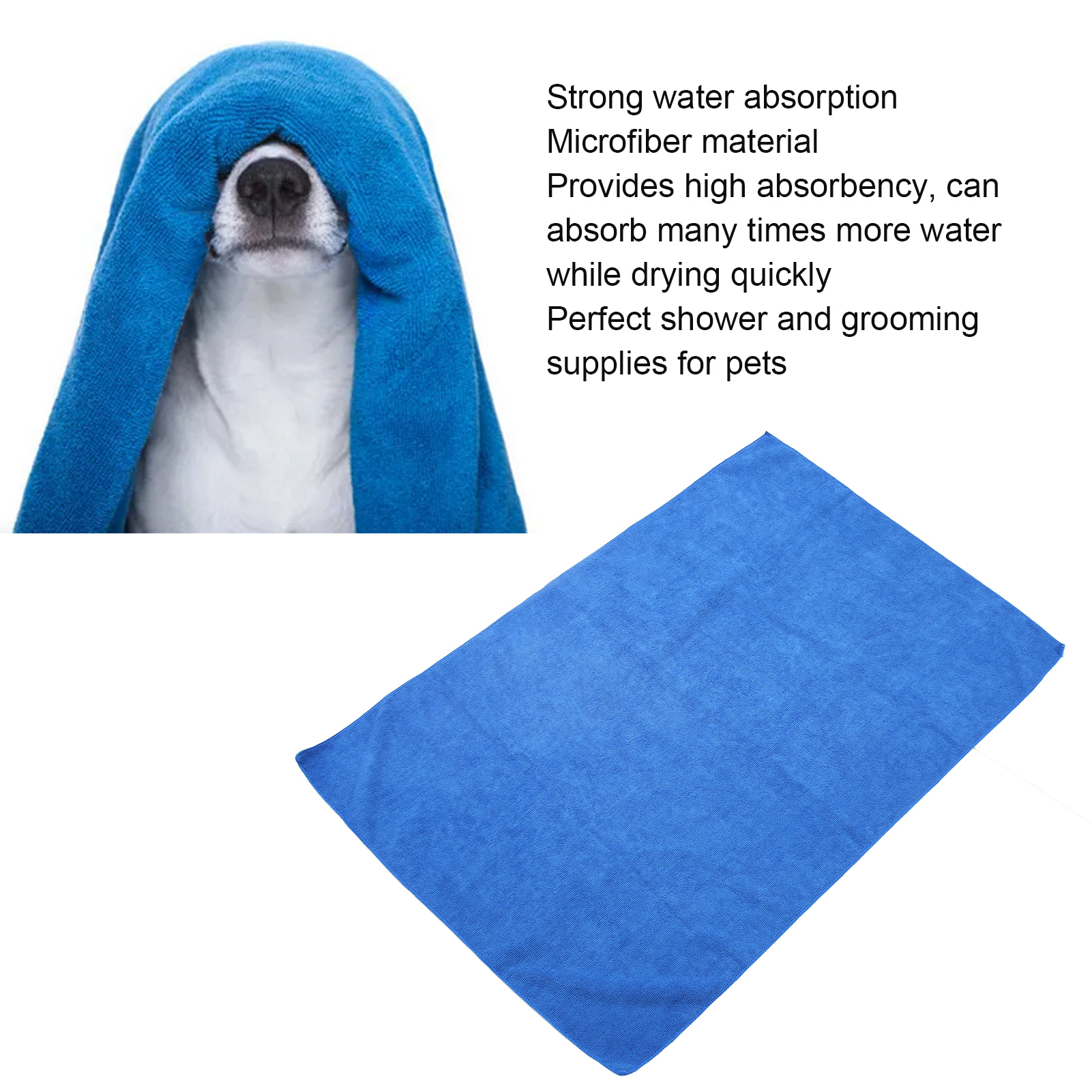 Microfiber Dog Towels Highly Absorbent Soft Thick Quick Drying Washable Pet Bath Drying Towels For Dogs Cats Pets