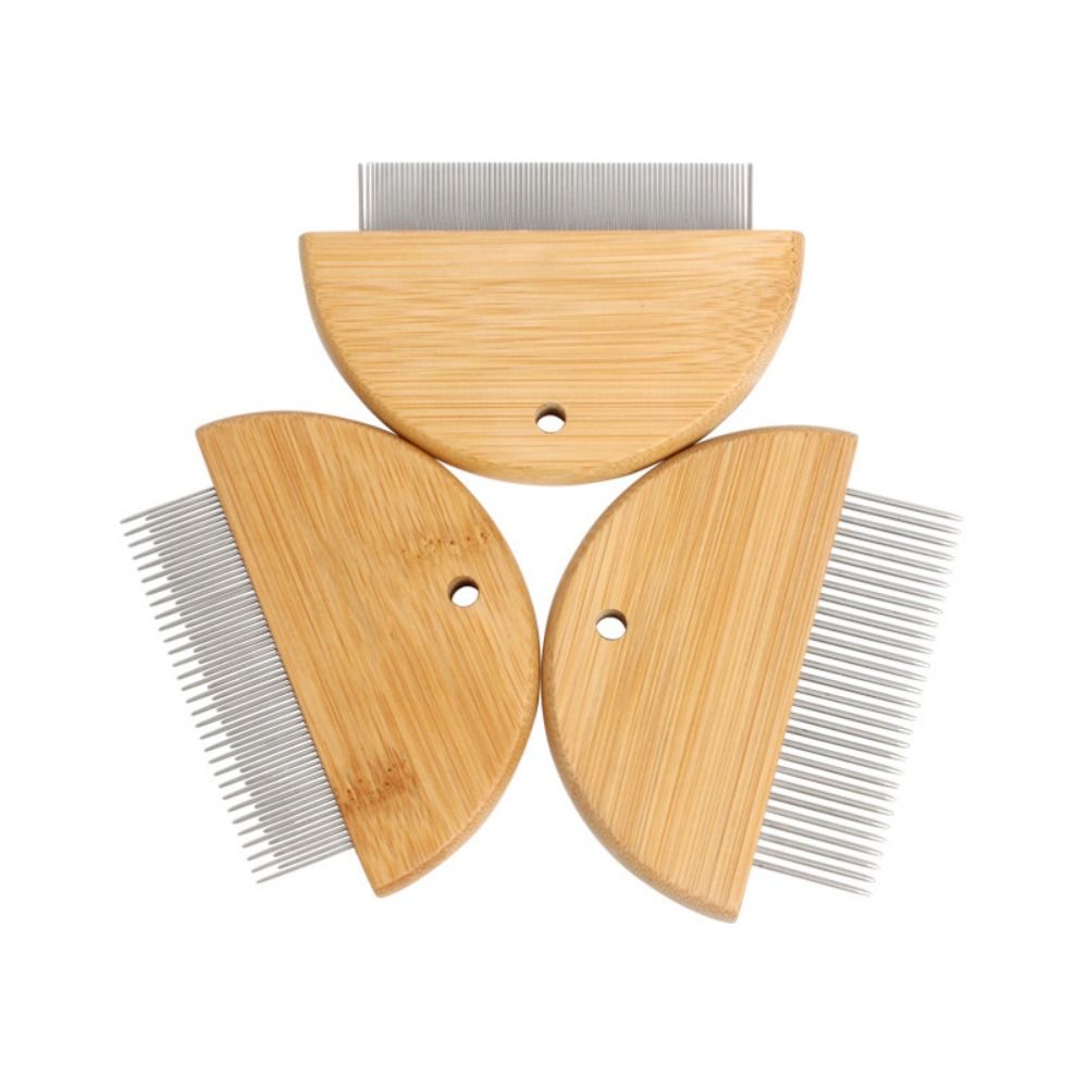 3 Styles Stainless Steel Dog Grooming Comb Removal Mucus Flea And Hair Small Lice Brush Dog Cat Kitten Hair Trimmer Pet Supplies